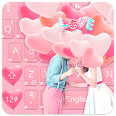 Pink Valentine Day Keyboard Theme 6.1.18.2019 APK Скачать