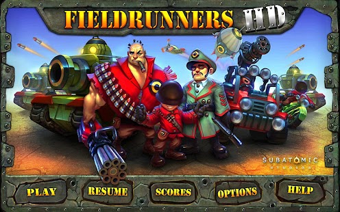 Download Fieldrunners HD apk