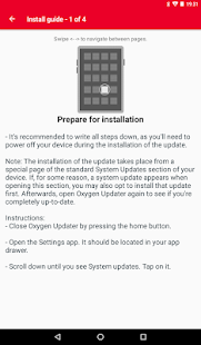 Oxygen Updater Screenshot