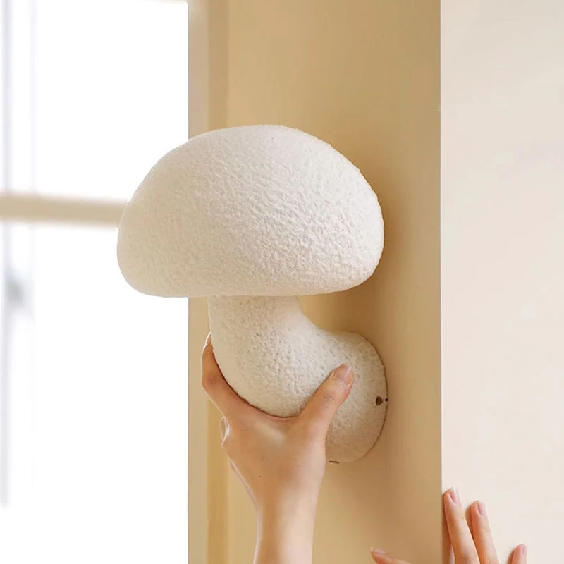 Middle Ancient Style French Cream Mushroom Wall Lamp