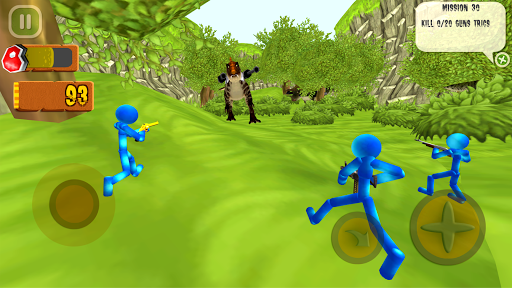 Screenshot Stickman Dinosaur Hunter