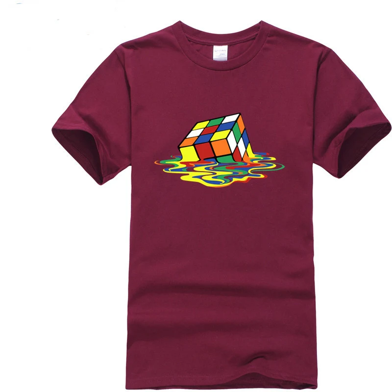 Round Neck Printed Half-Sleeved Men's Short-Sleeved T-Shirt