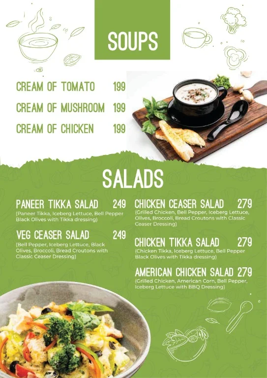 Caldo's Pizza & Cafe menu 