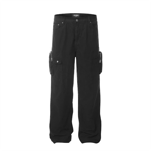 Title 7, Mens Dimensional Patch Pocket Straight-leg Tro...