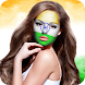 Flag On Face Paint Your Face DP Profile Maker