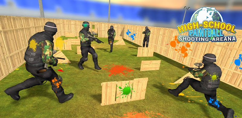 High School Paintball Shooting Arena : FPS Game