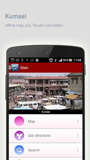 Kumasi Map offline