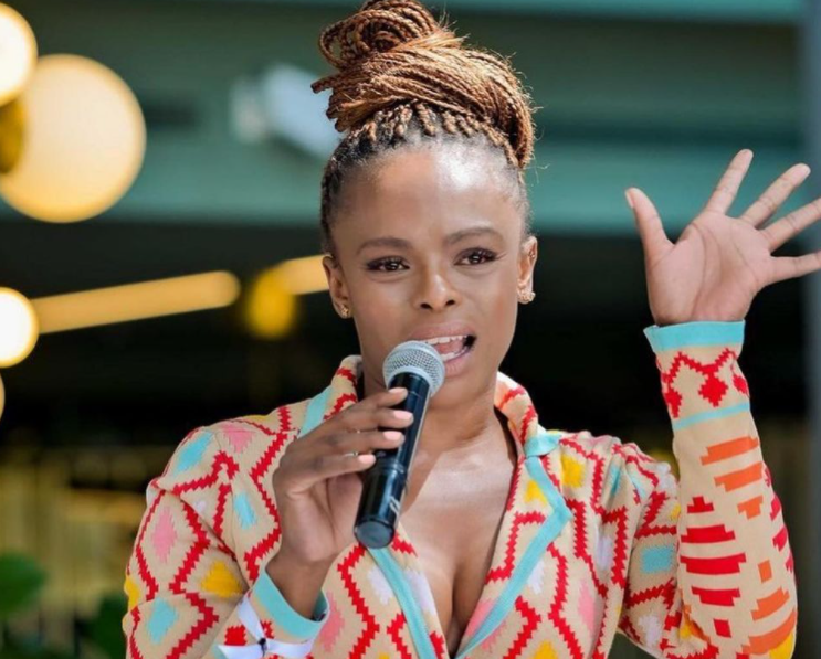 Unathi Nkayi has shared golden weight loss tips.