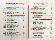 The Coffee Bean & Tea Leaf menu 1