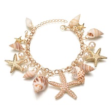 Title 3, European and American simple copper heart ankle...