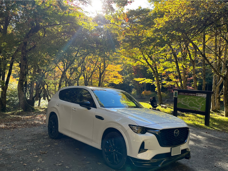 CX-60のせせらぎ街道紅葉ドライブ・荘川ガレットに関するカスタム事例の投稿画像8枚目