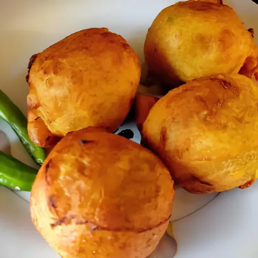 Aloo Vada (served With Coconut Chutney)