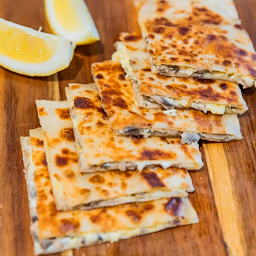 Feta, Mushroom & Egg Gozleme