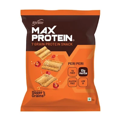 Ritebite Max Protein Peri Peri Chips - 60 g