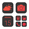 Wow Cherry Dark - Icon Pack icon