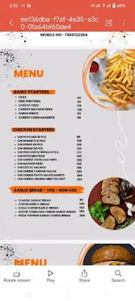 The Orange Cafe menu 1