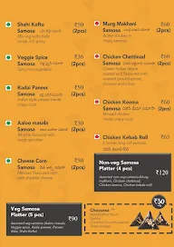 Samosa Singh menu 1