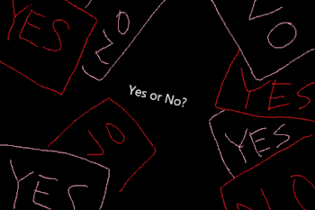 「Yes or No?」のメインビジュアル