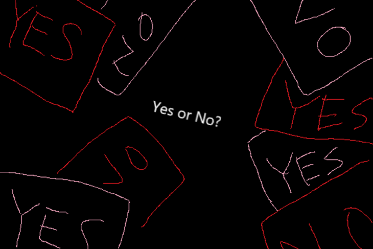 「Yes or No?」のメインビジュアル