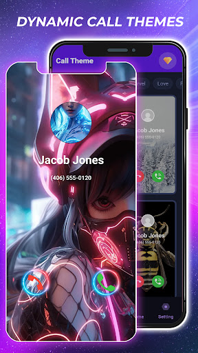 Screenshot Color Call Theme & Call Screen