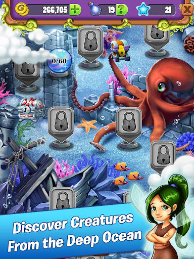 Mahjong - Mermaid Quest - Sirens of the Deep screenshots 15