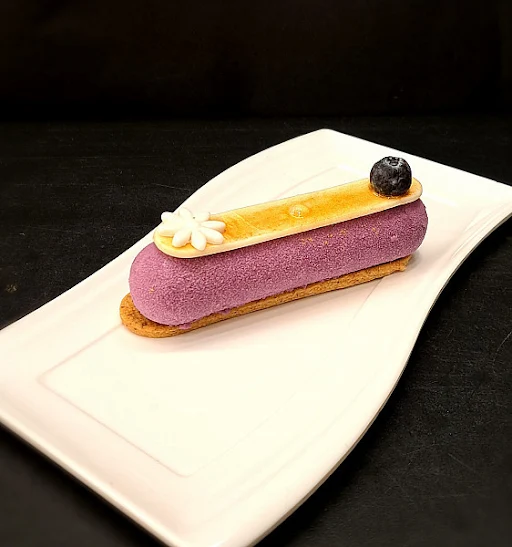 Blueberry Jelly Cremeux With Vanilla Sable