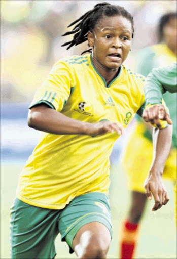 POACHER: Banyana Banyana striker Amanda Dlamini