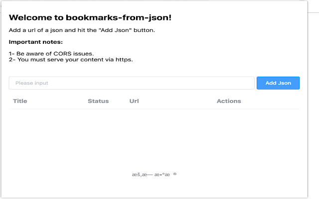 bookmarks-from-json