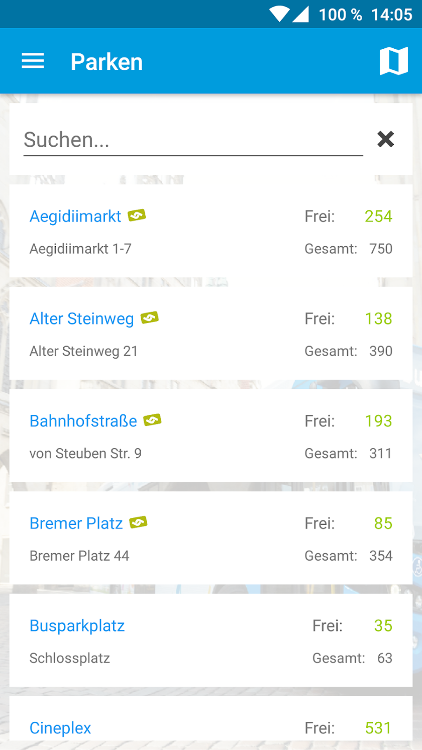 münster:app Screen 3