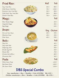 Dbs Spicy Food menu 2