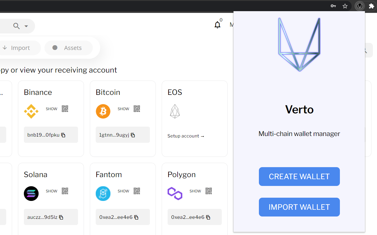 Verto - Multichain Crypto Wallet for DEFI Preview image 1