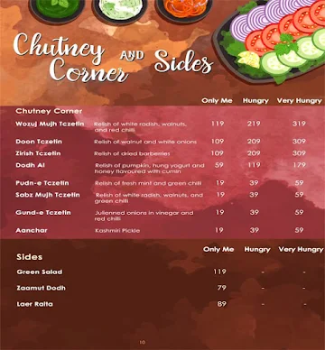 Khyen Chyen menu 