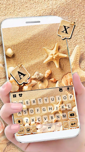 Screenshot Beach Shells Holiday Keyboard 