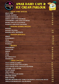 Amar Dairy Cafe & Ice-cream Parlour menu 4