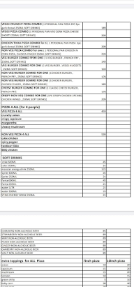 Italian PB Cafe menu 4