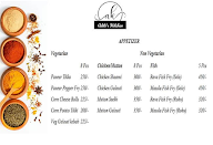 Aditi's Kitchen menu 1