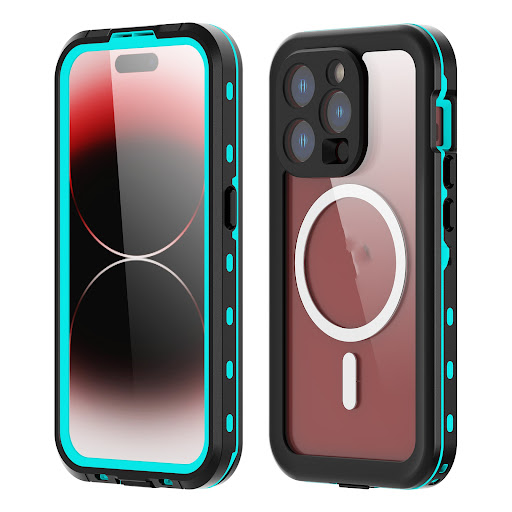 Title 2, Waterproof phone case wireless charger magnetic...