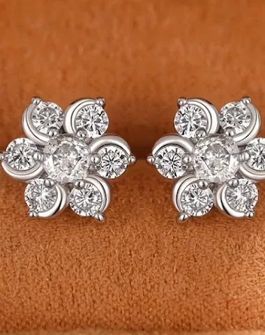 Pendientes Super Zirconia con diseñ - 3
