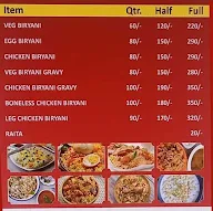 Biryani Point menu 1