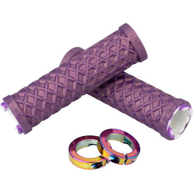 ODI VANS Lock-On Grips - Iridescent Purple/Oil Slick