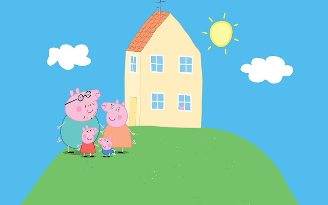 Who is inside Peppa Pig's house in the Peppa Pig house wallpaper? :  r/peppapiglore