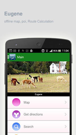 Eugene Map offline