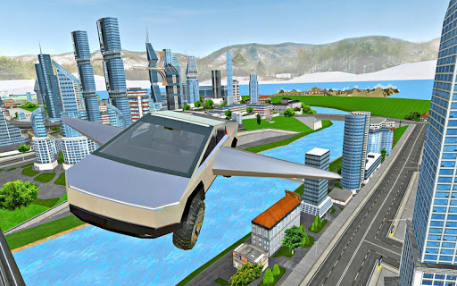 Screenshot Modern Flying Car Driving Sim