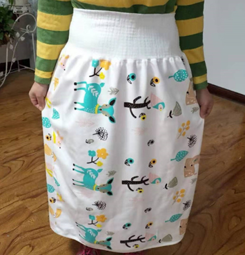 Title 6, Cotton and bamboo fiber adult diaper skirt, pro...