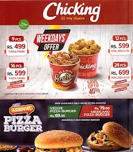 Chicking menu 3