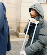 Matthew Lani outside the Johannesburg magistrate’s court 