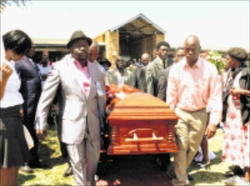 WELL LOVED: Pastor Jay Hlungwani's funeral service was held at Giyani Golf Course on.Pic. Unknown