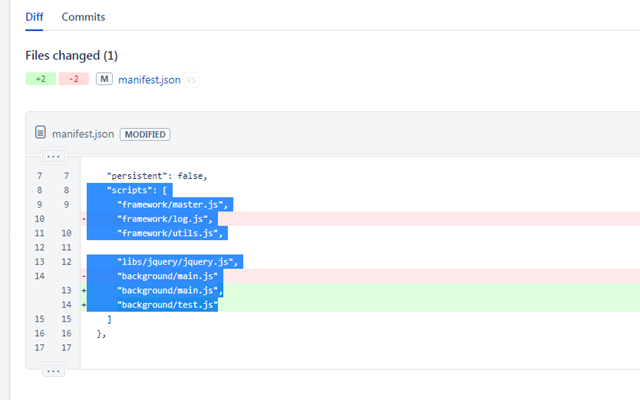 Steadfast - BitBucket Diff - Plus and Minus Preview image 1