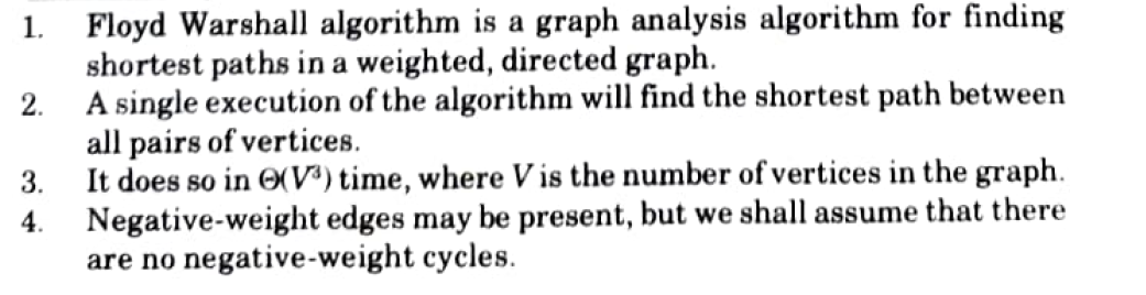 washall algorithm in data structures -Btech aktu