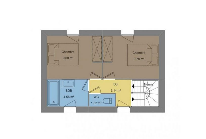  Vente Terrain + Maison - Terrain : 438m² - Maison : 72m² à Cordemais (44360) 